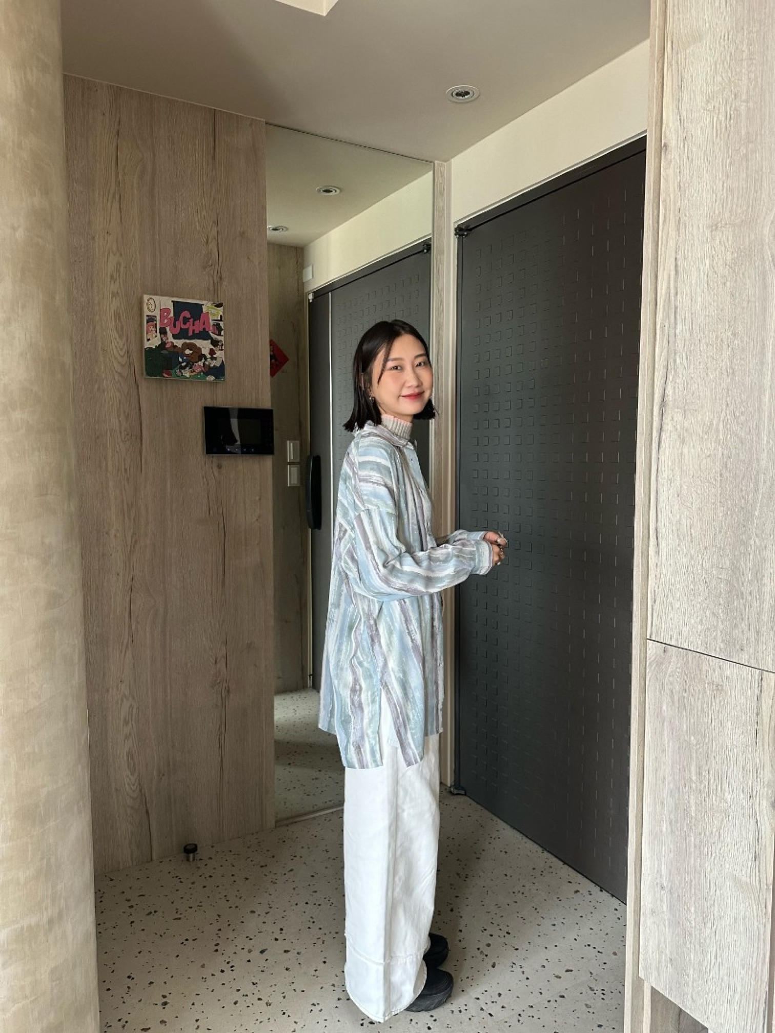 🇯🇵OVER SIZE油漆感襯衫/兩色