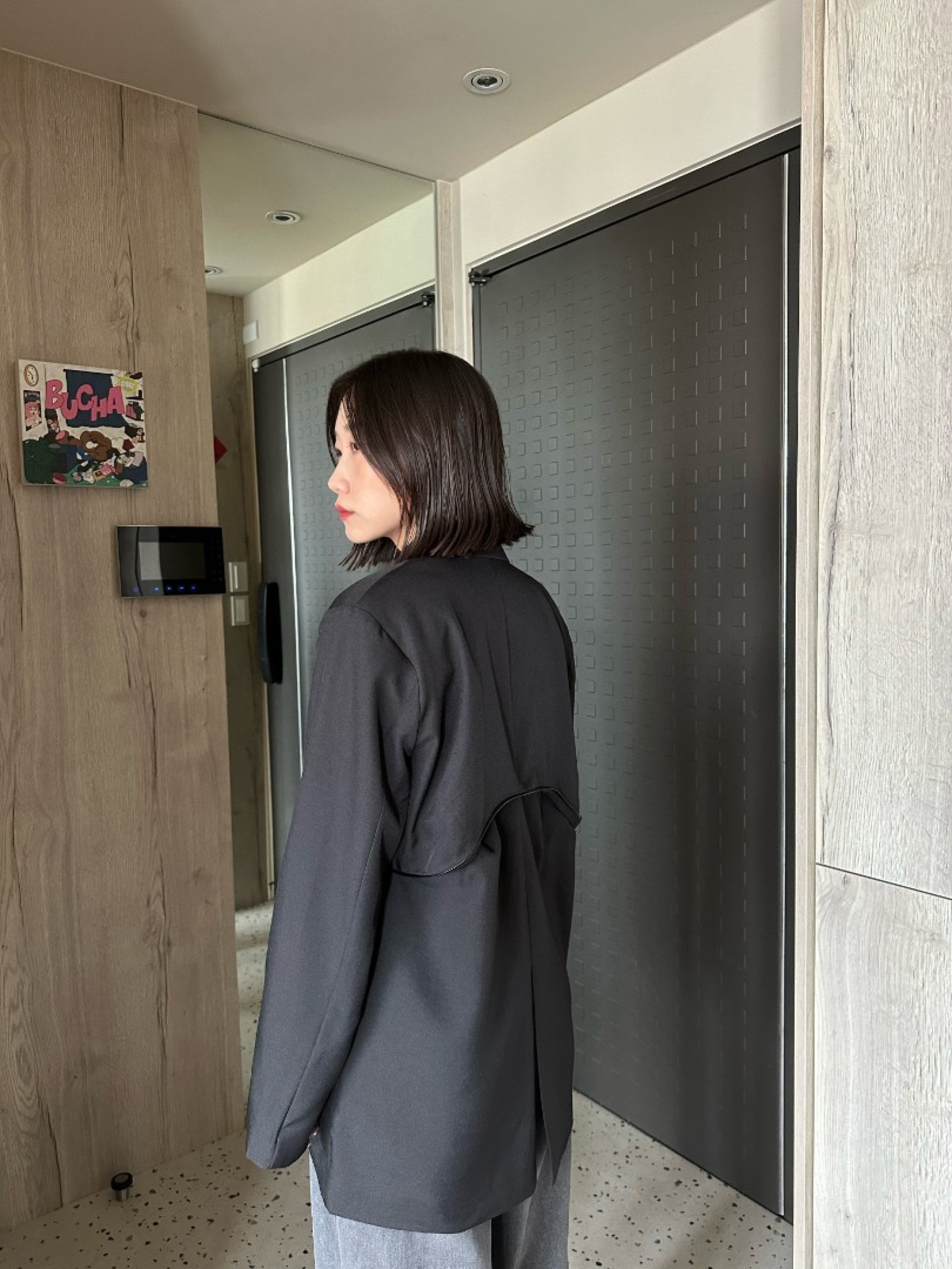 🇯🇵2WAY時髦西裝外套/灰