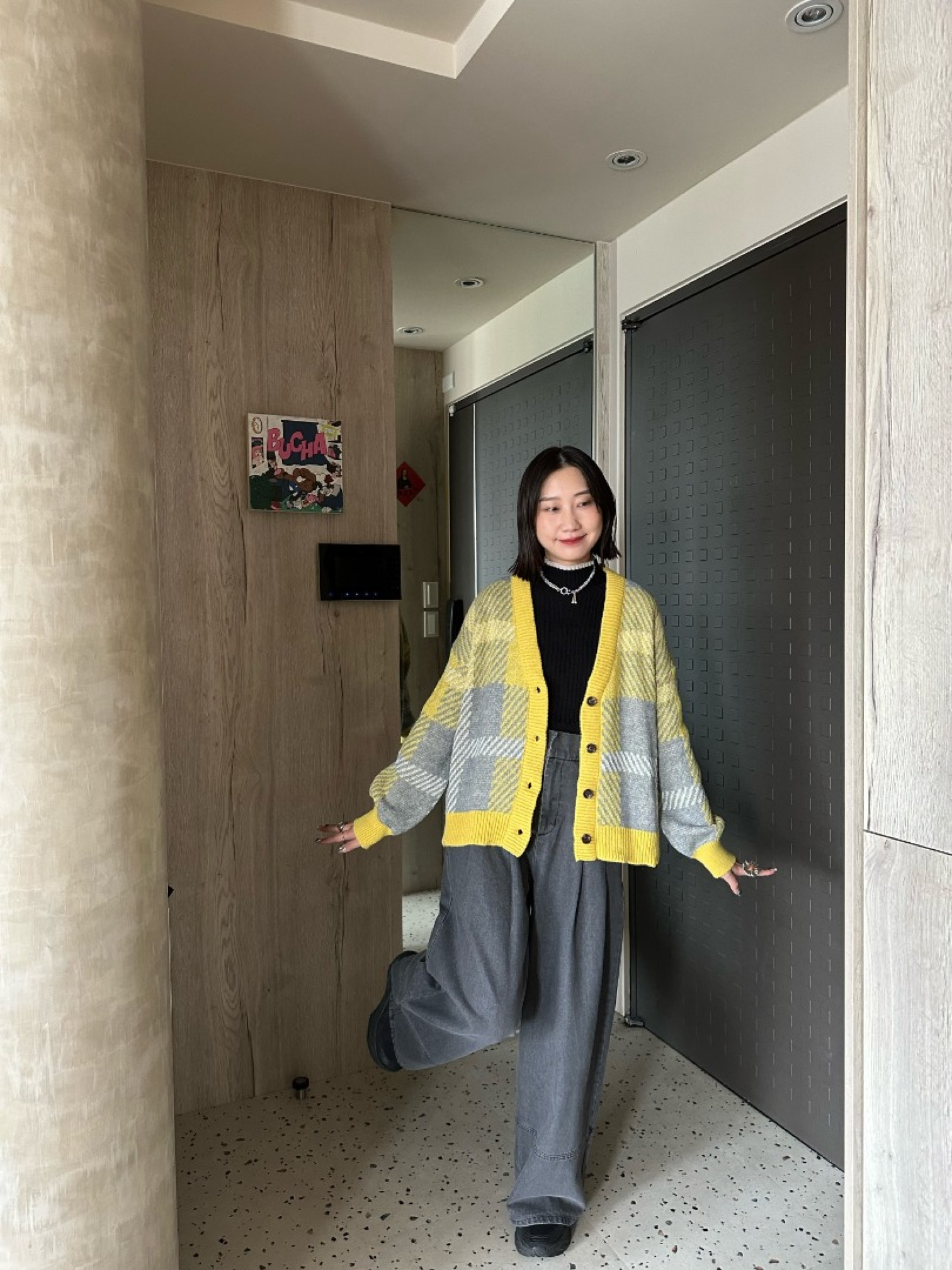 🇯🇵學院風格紋針織外套/三色