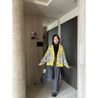 🇯🇵學院風格紋針織外套/三色