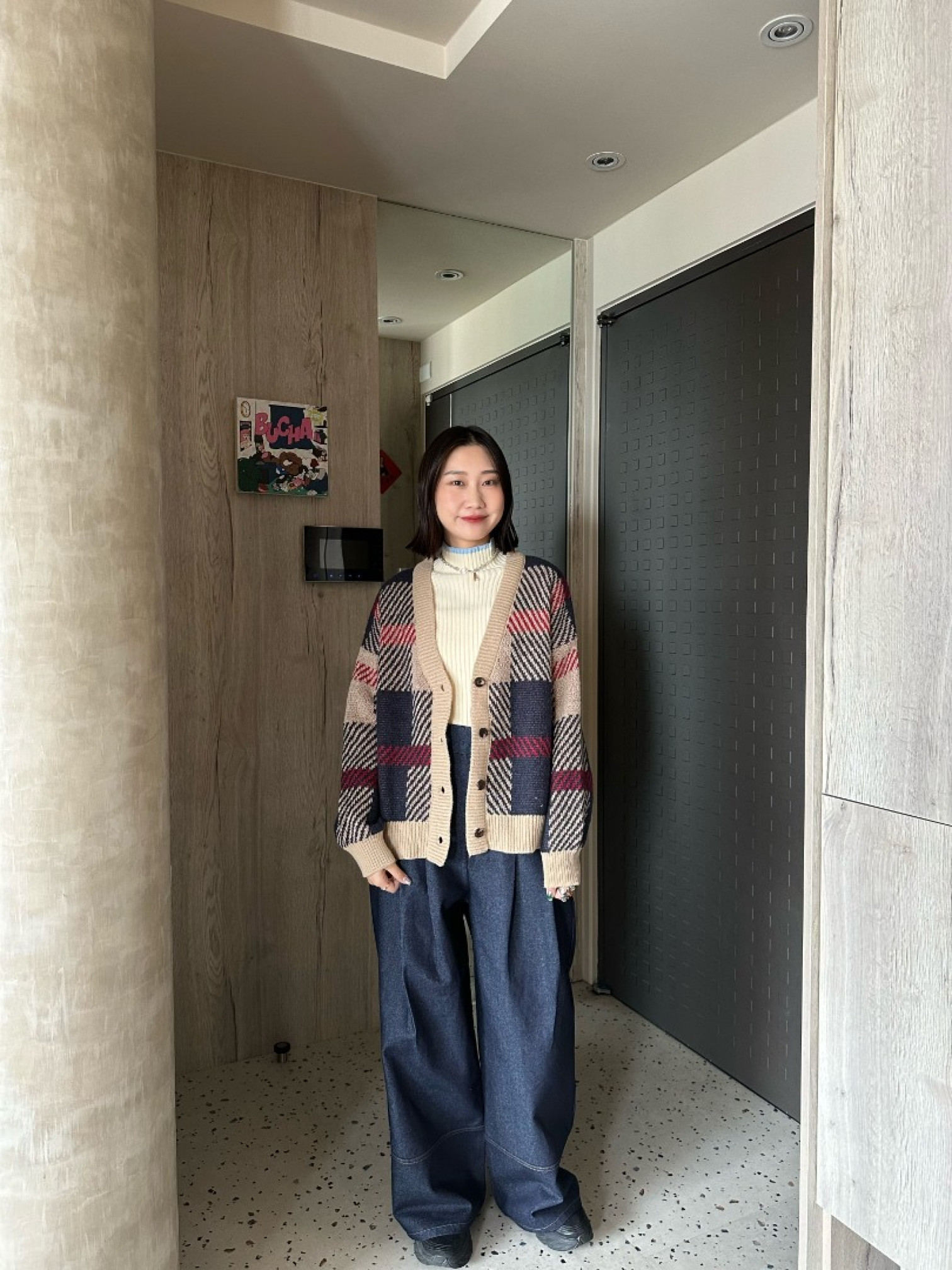 🇯🇵學院風格紋針織外套/三色