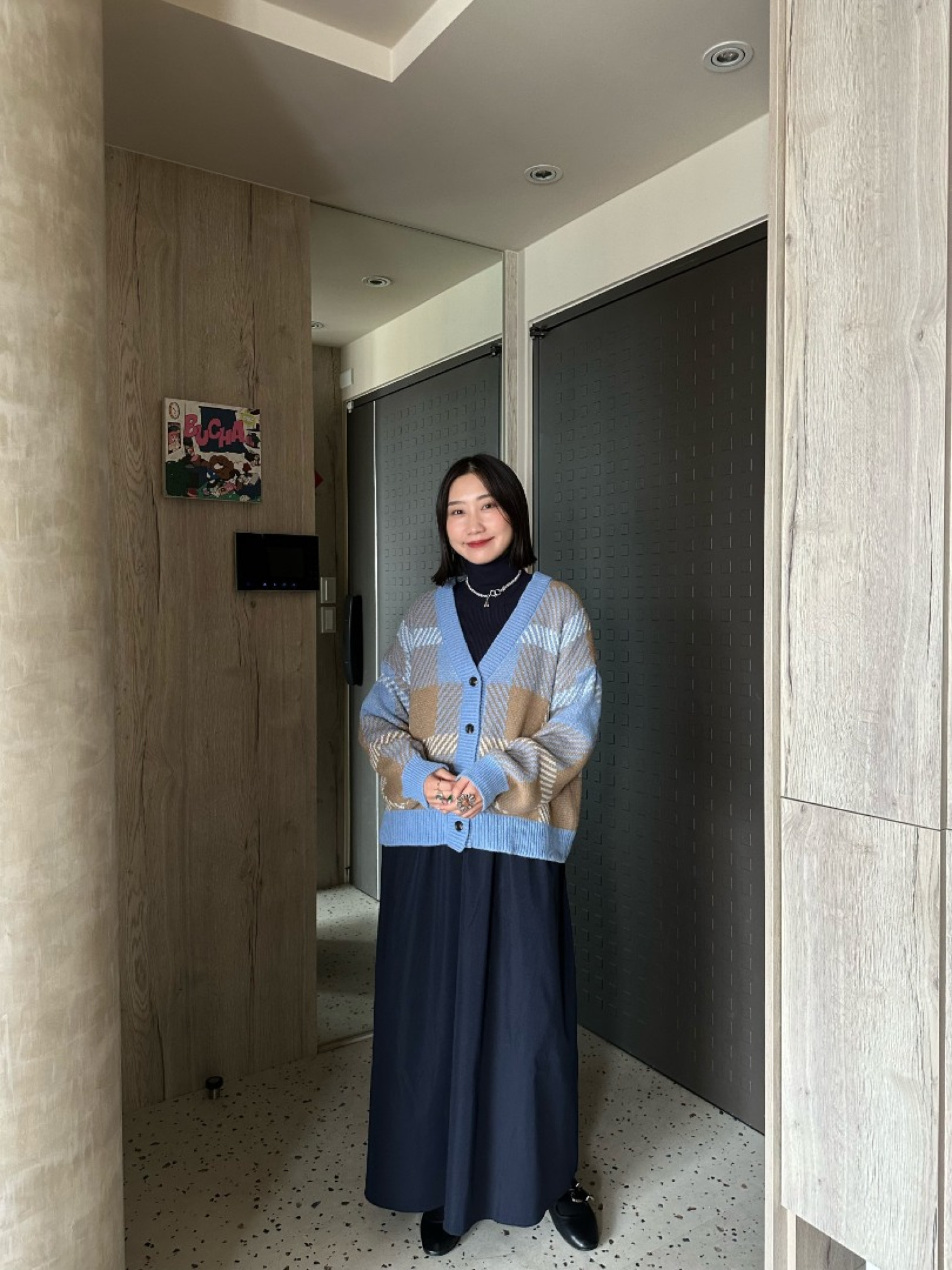 🇯🇵學院風格紋針織外套/三色