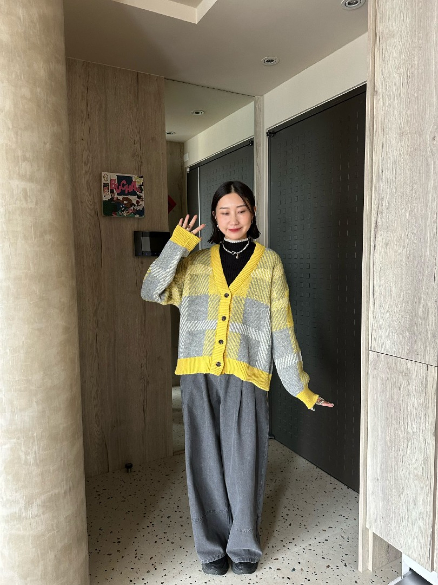 🇯🇵學院風格紋針織外套/三色