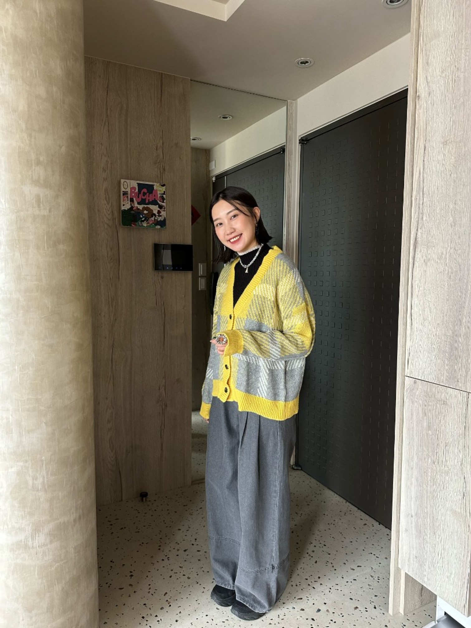 🇯🇵學院風格紋針織外套/三色