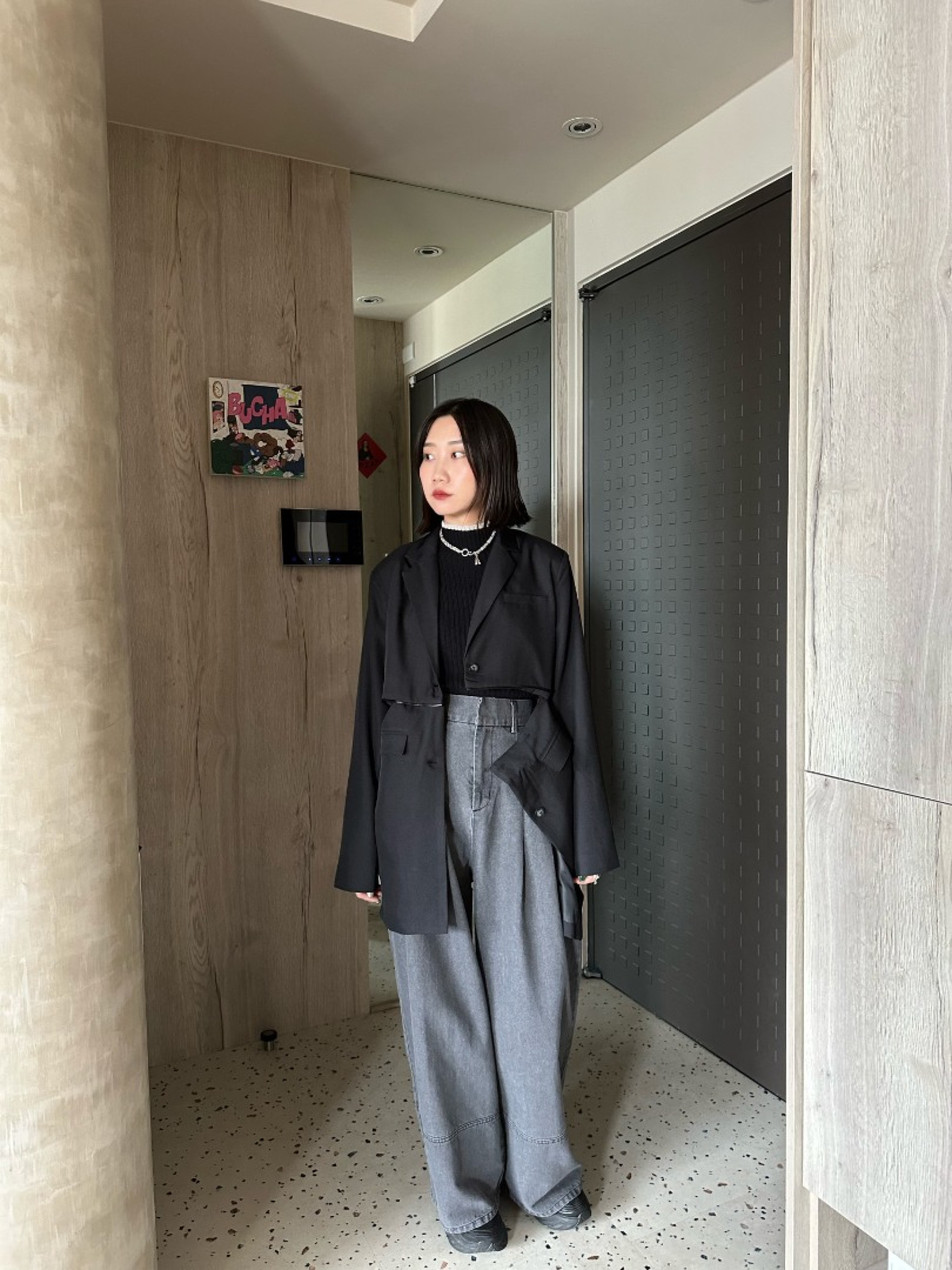 🇯🇵2WAY時髦西裝外套/灰