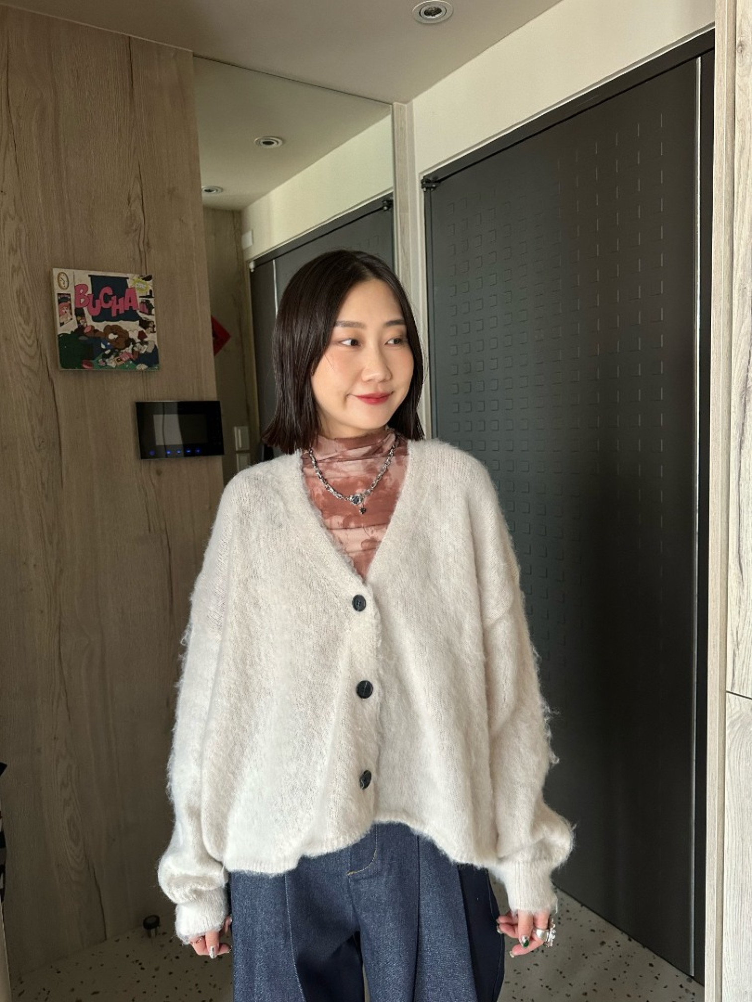 🇯🇵親膚馬海毛針織外套/四色