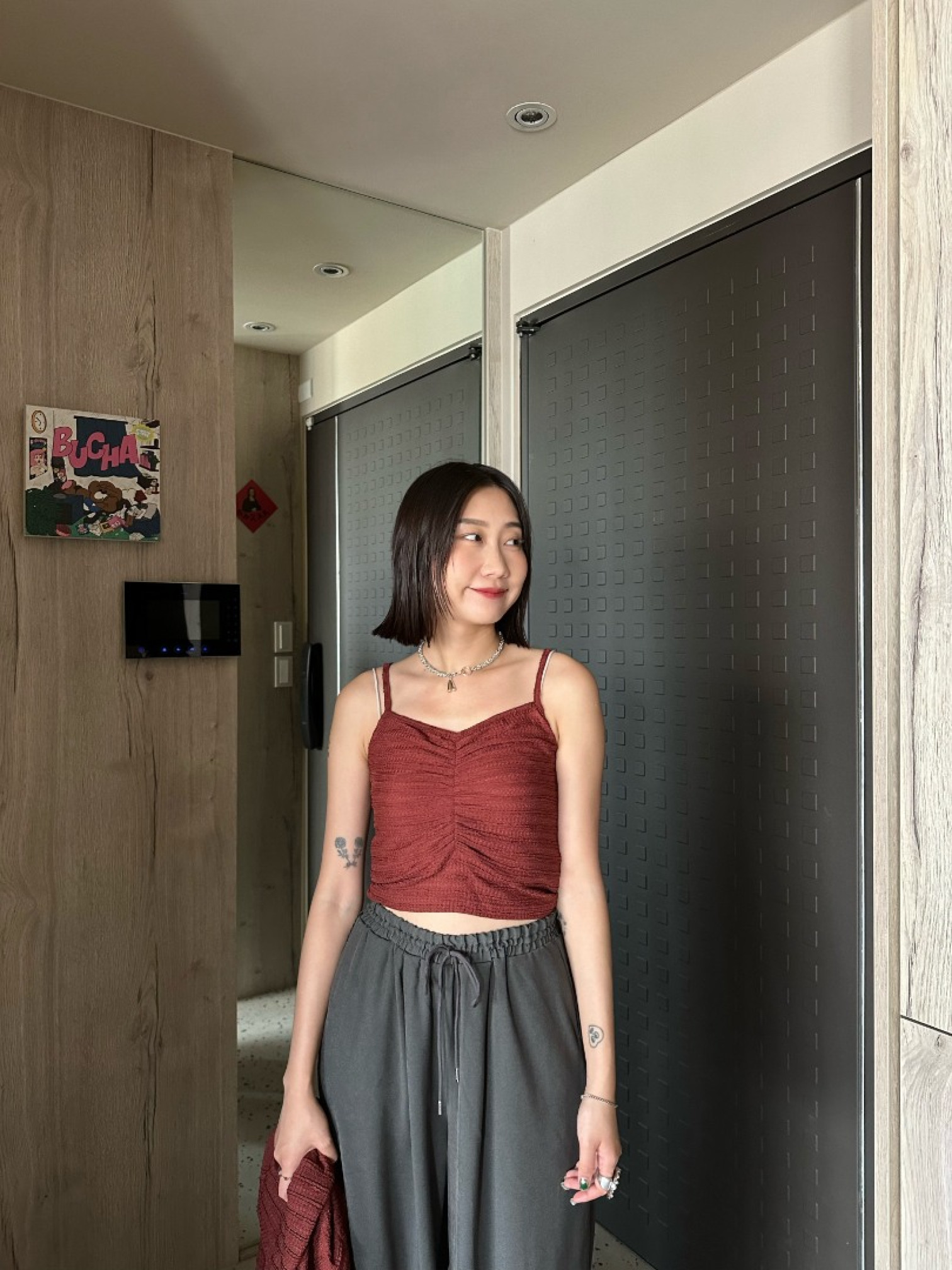 🇯🇵氣質罩衫+背心兩件組套裝/四色