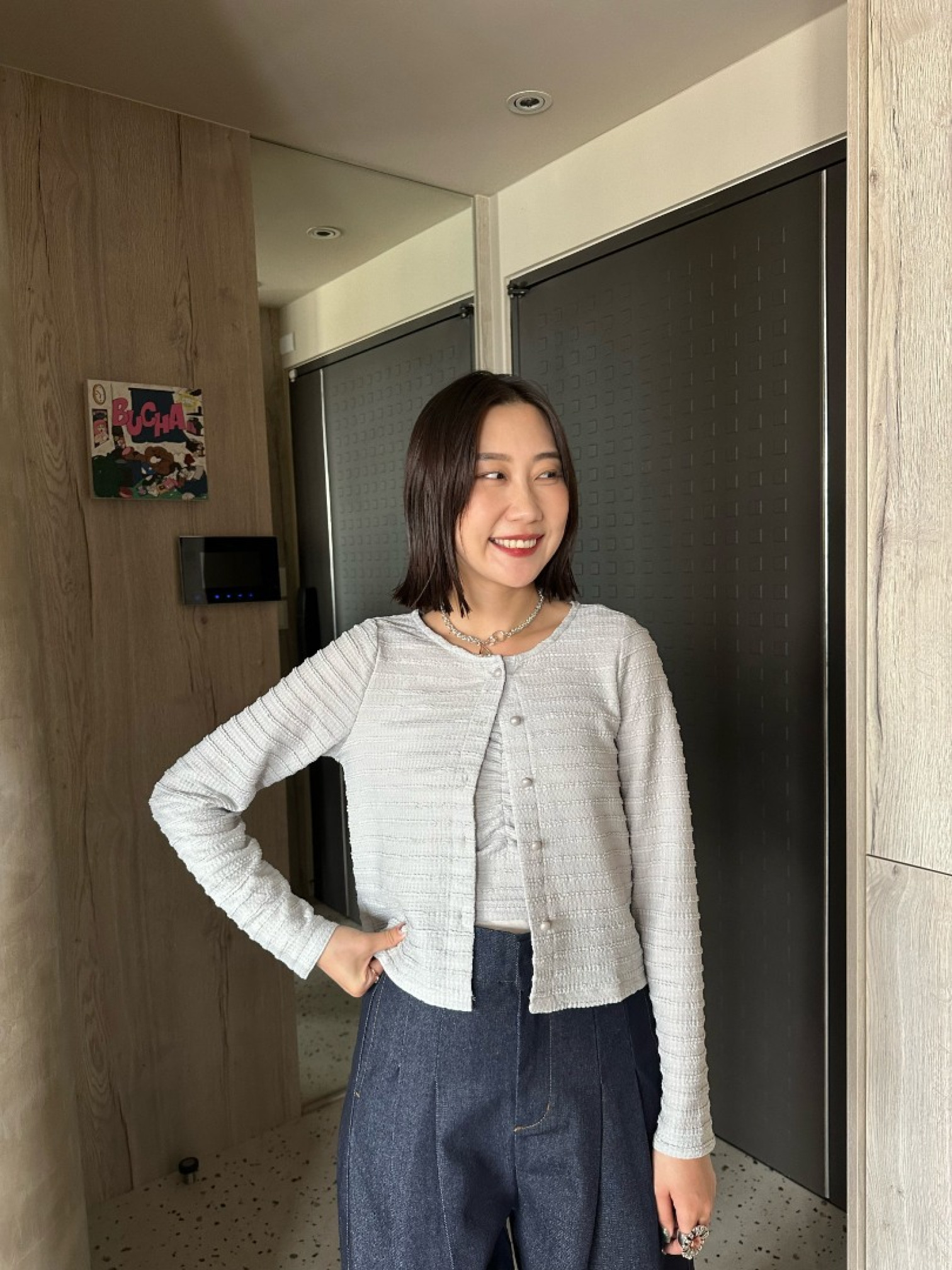 🇯🇵氣質罩衫+背心兩件組套裝/四色