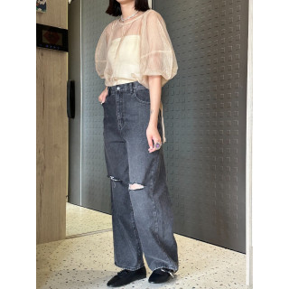 🇯🇵讚讚版型破損牛仔褲/兩色L