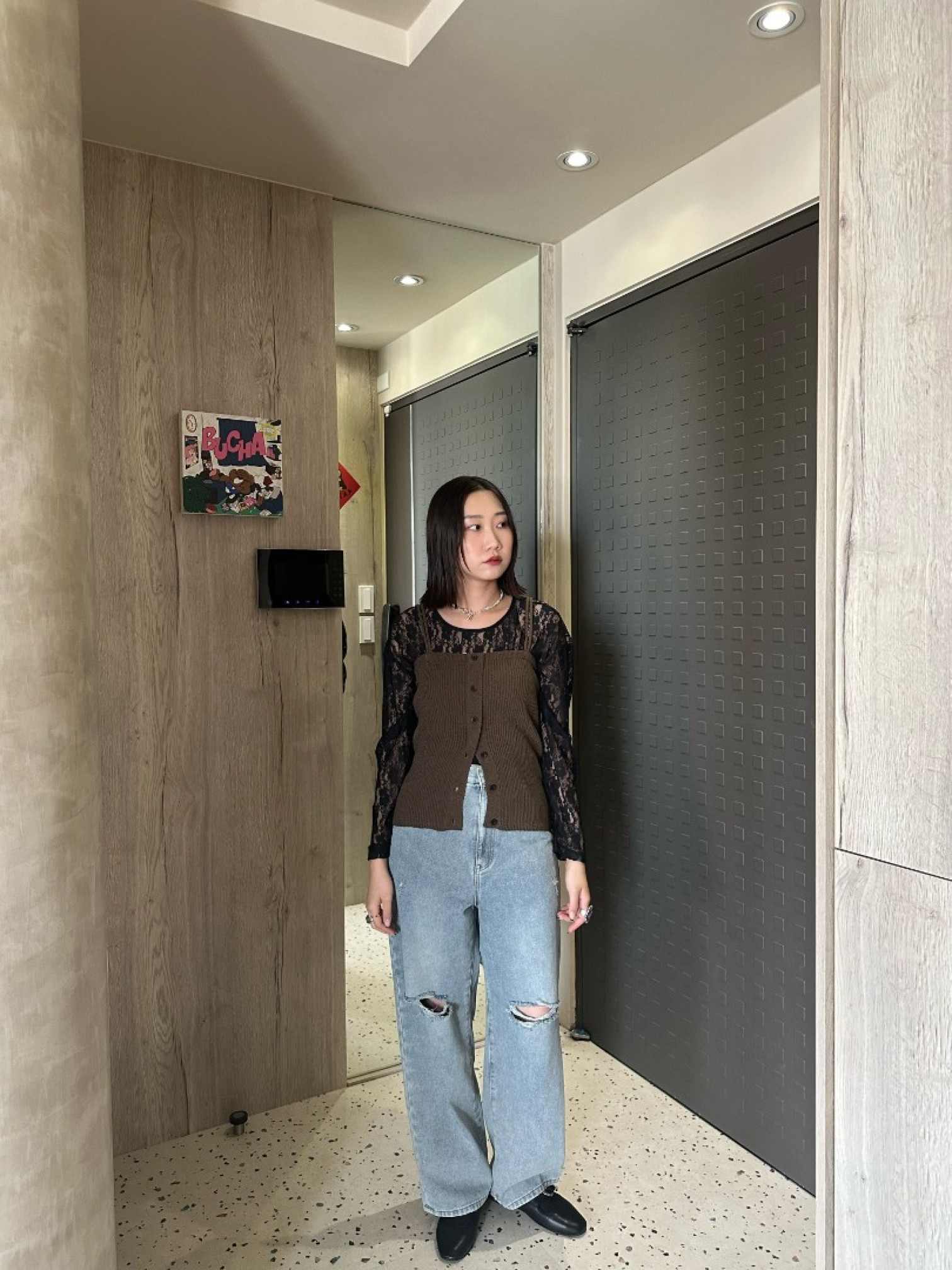 🇯🇵讚讚版型破損牛仔褲/兩色L