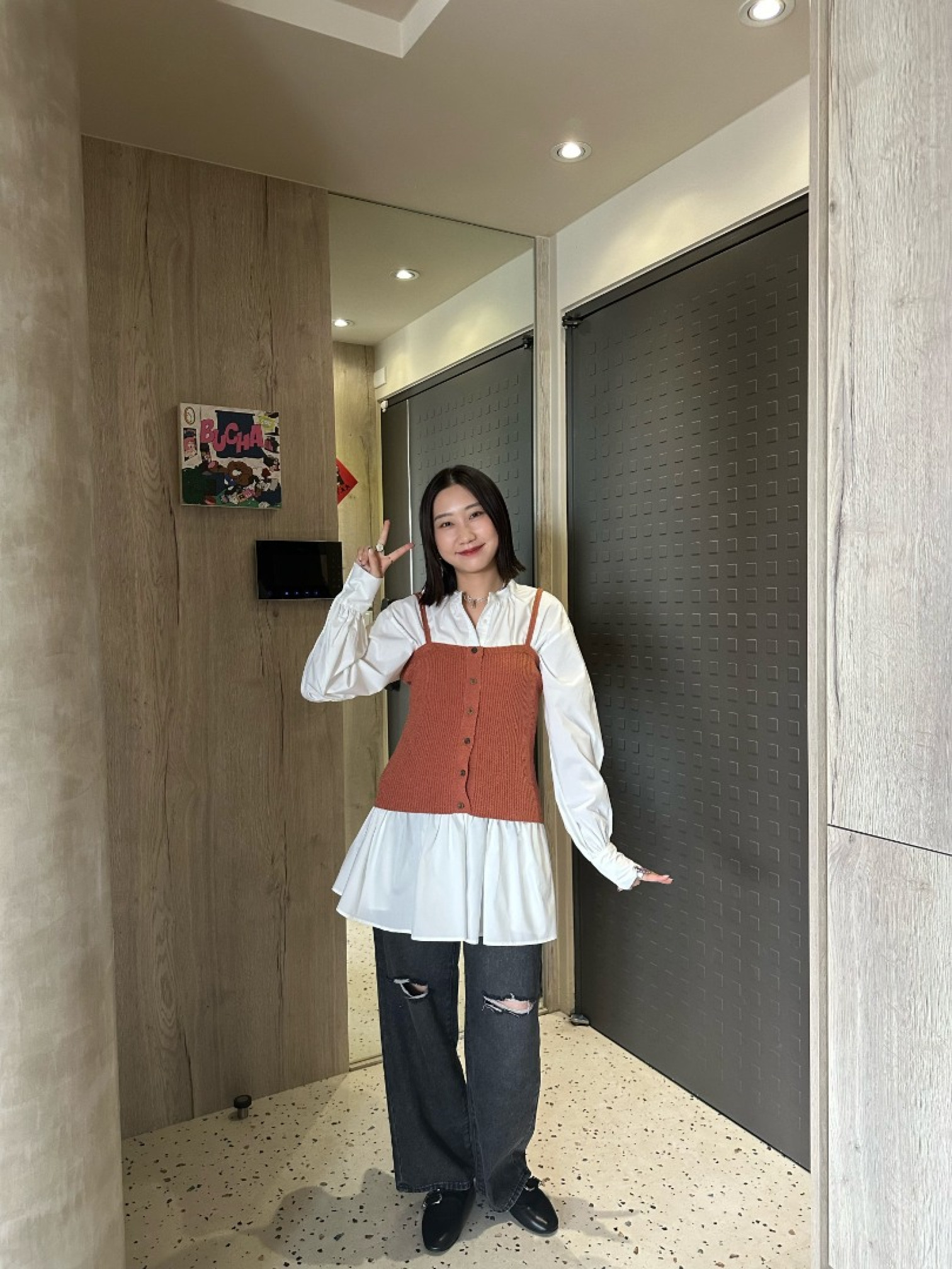 🇯🇵讚讚版型破損牛仔褲/兩色L