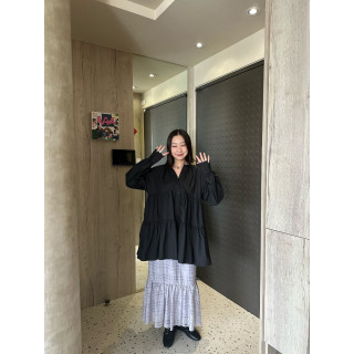 🇯🇵卡哇伊薄紗格紋魚尾裙/紫