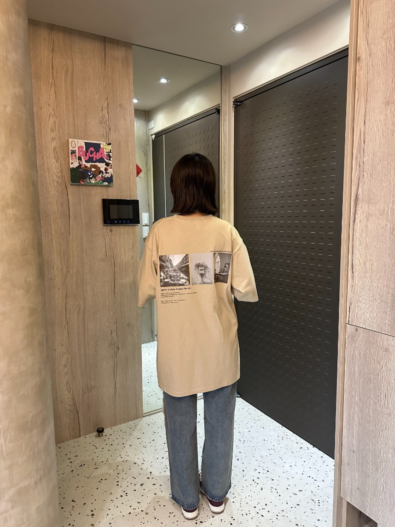 🇯🇵超百搭の圖片短T/灰&卡其