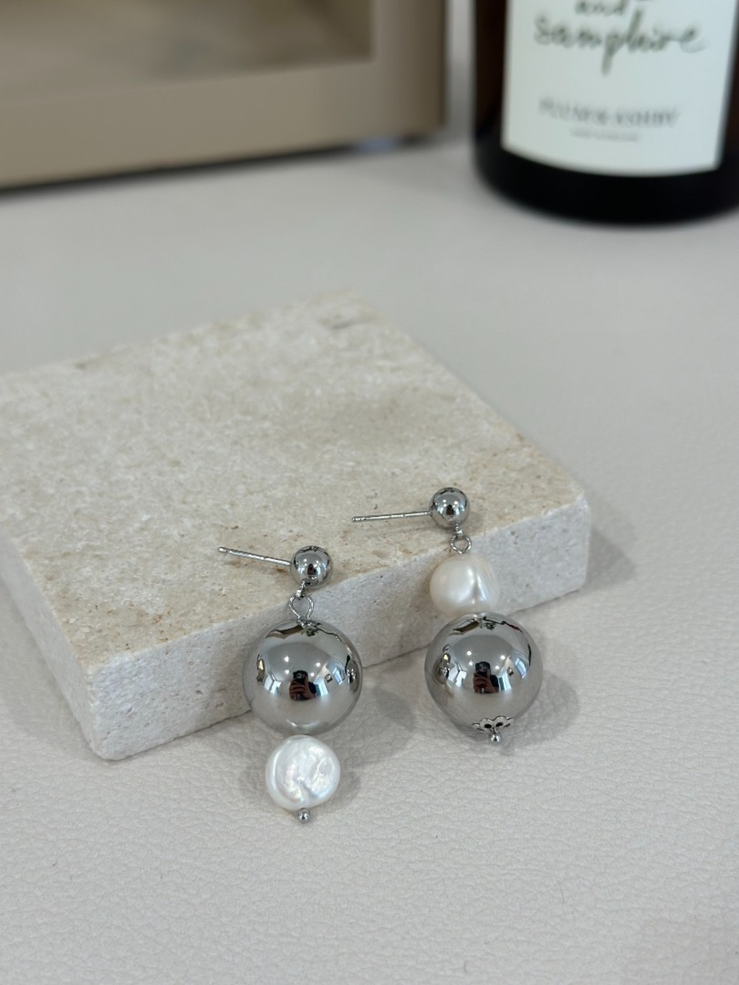 🇯🇵不對稱珍珠耳環