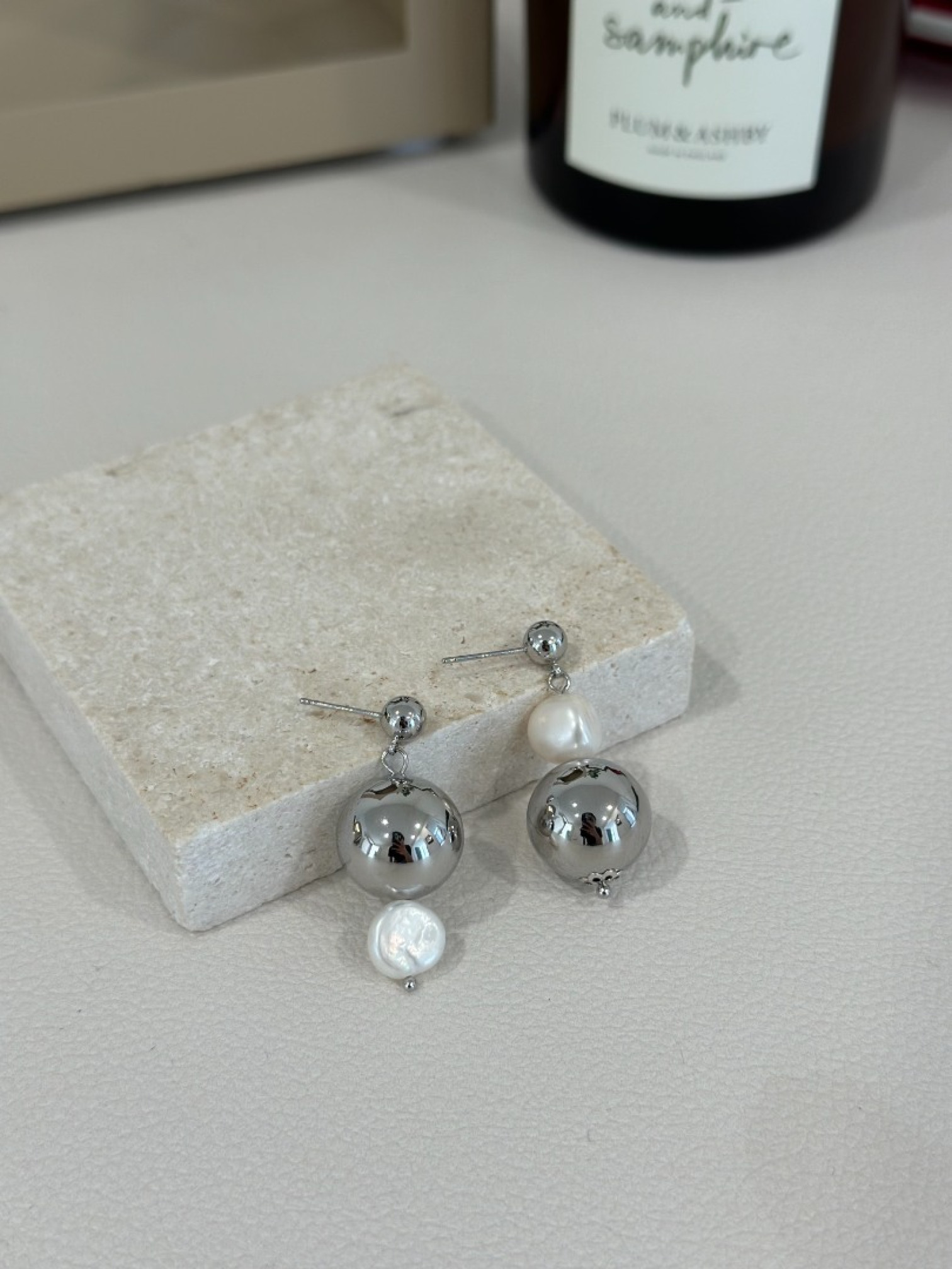 🇯🇵不對稱珍珠耳環