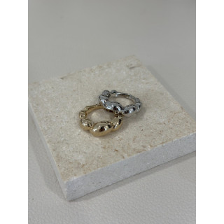 🇯🇵立體不規則橢圓戒指/兩色