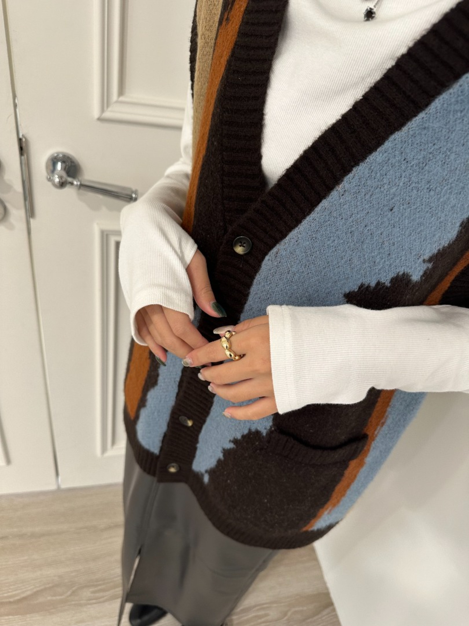 🇯🇵立體不規則橢圓戒指/兩色