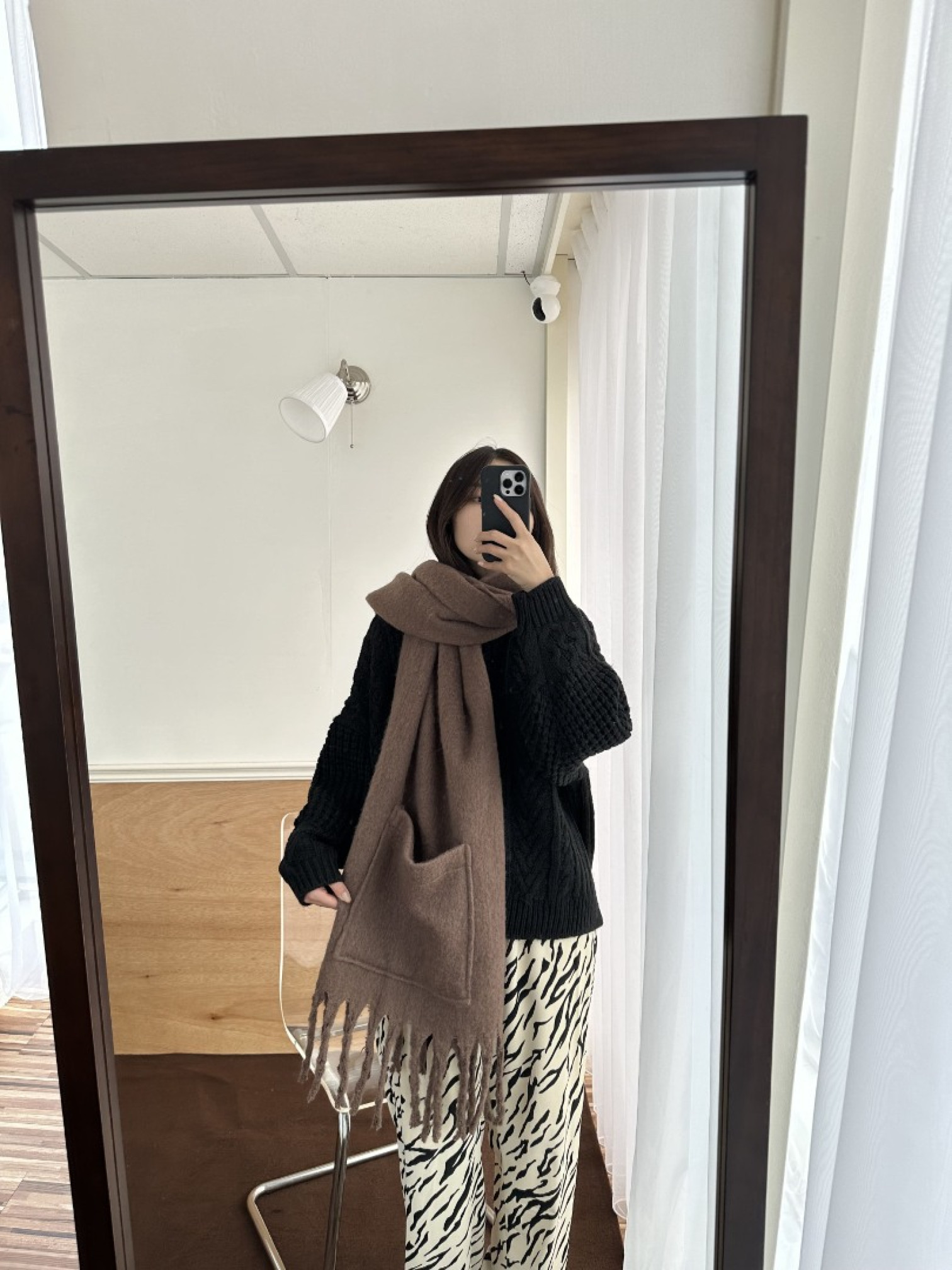 🇯🇵時尚柔軟流蘇披肩/三色