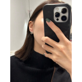 🇯🇵簡單的扭結耳環/銀