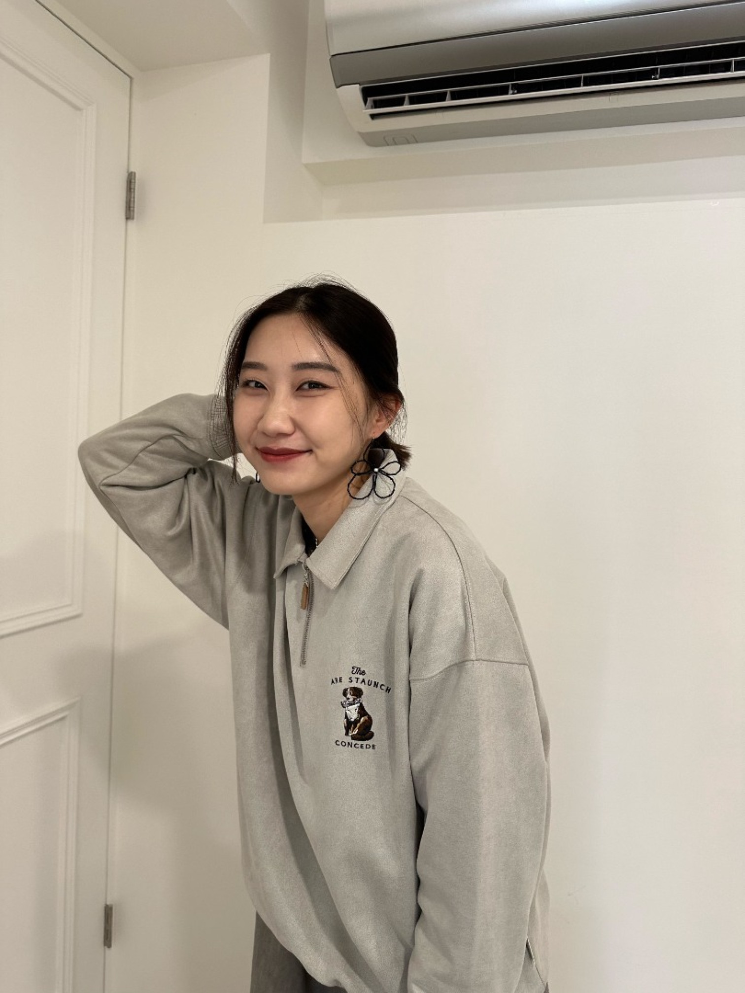 🇯🇵日系爆棚不對稱串珠花花耳環