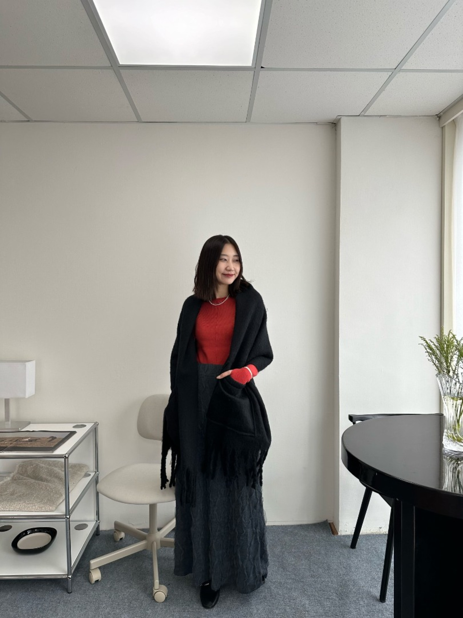 🇯🇵時尚柔軟流蘇披肩/三色