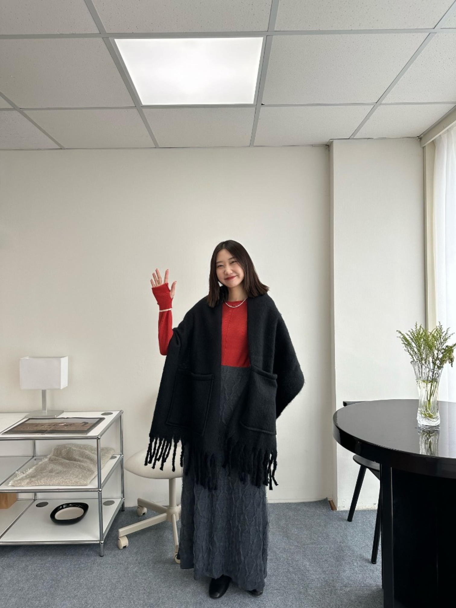 🇯🇵時尚柔軟流蘇披肩/三色