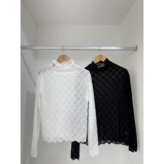 🇯🇵捲邊透膚內搭/白