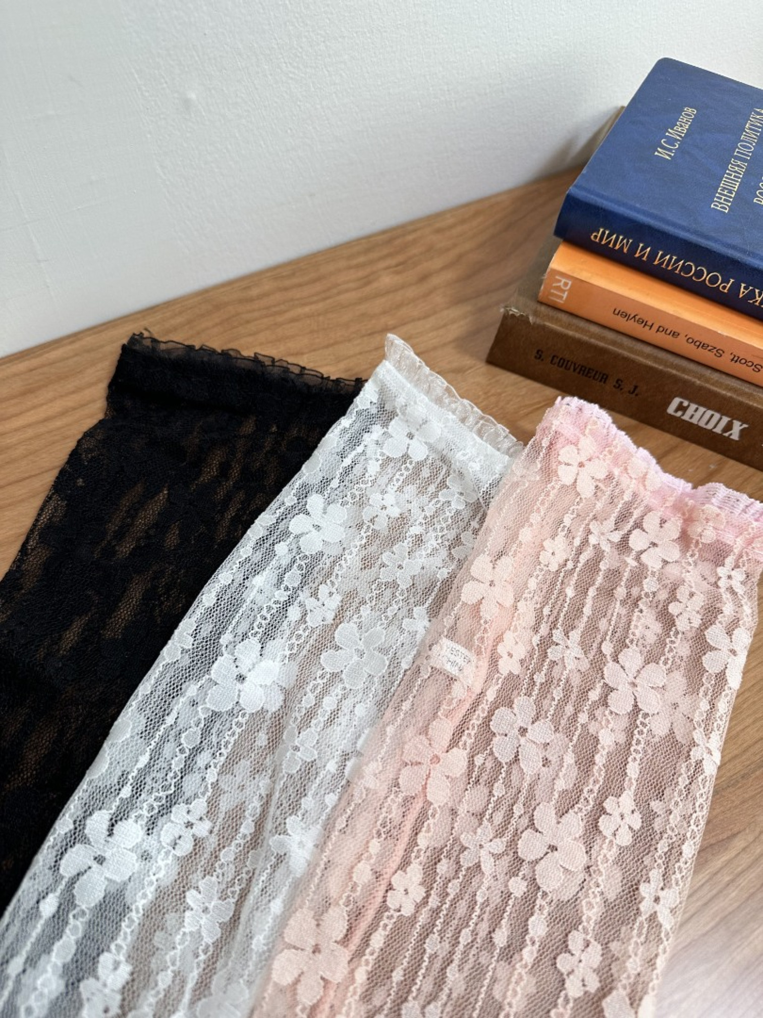 🇯🇵增加日系感的蕾絲袖套/三色