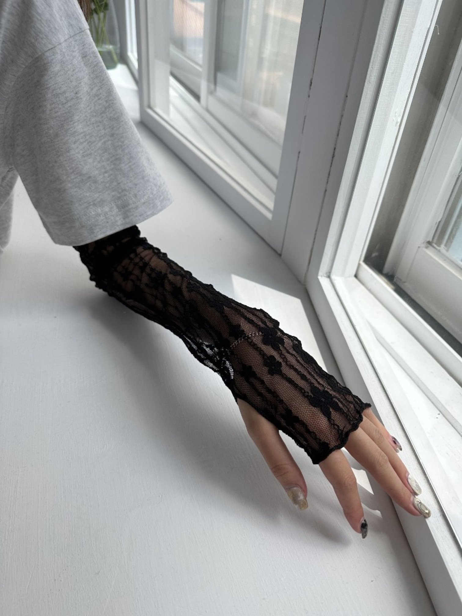 🇯🇵增加日系感的蕾絲袖套/三色