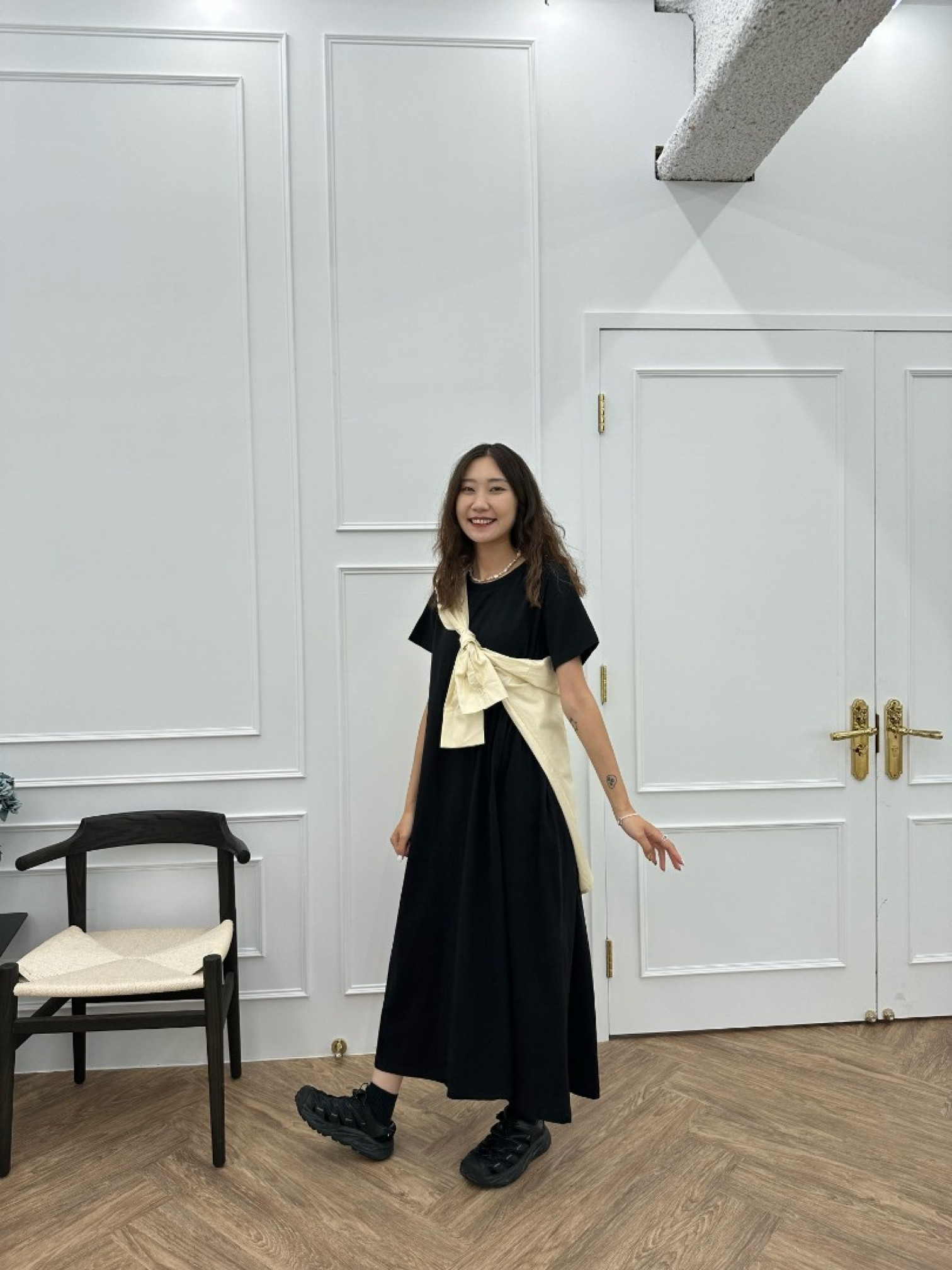 🇯🇵素面舒適懶人連身裙/四色