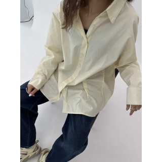 🇯🇵超時髦!!!開背長板襯衫/黃