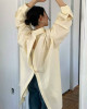 🇯🇵超時髦!!!開背長板襯衫/黃