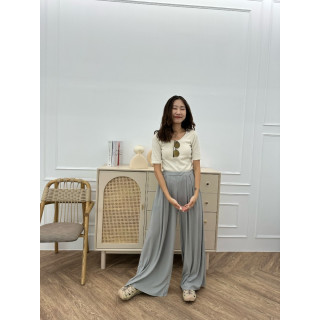 🇯🇵背面U字BRA TOP短T/米