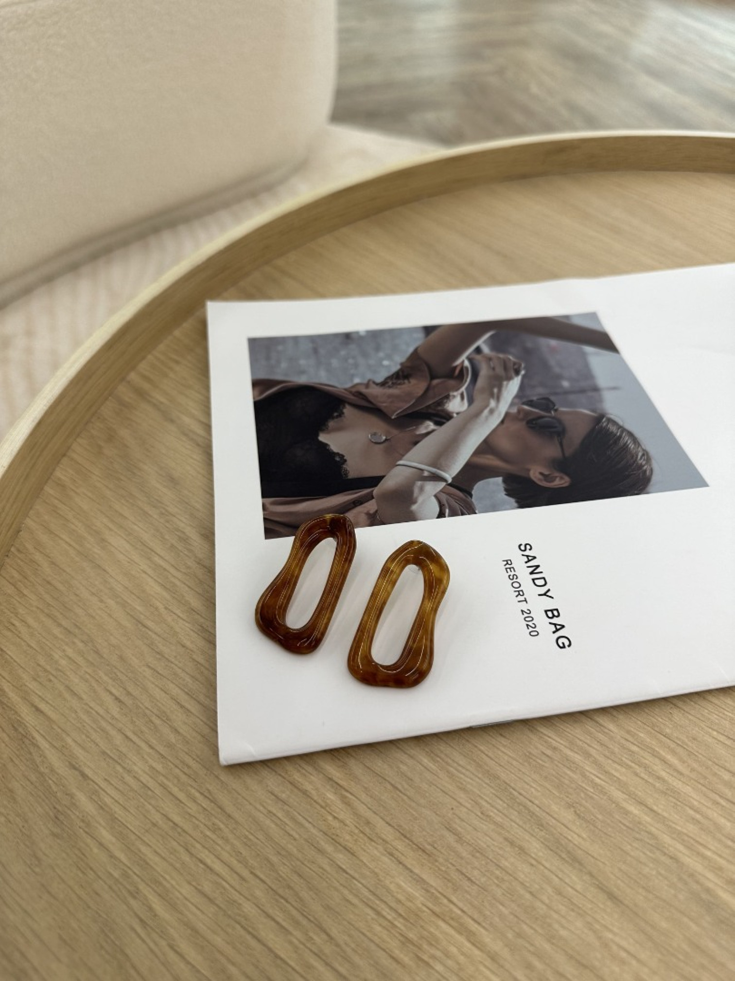 🇯🇵變形大理石耳環/三色