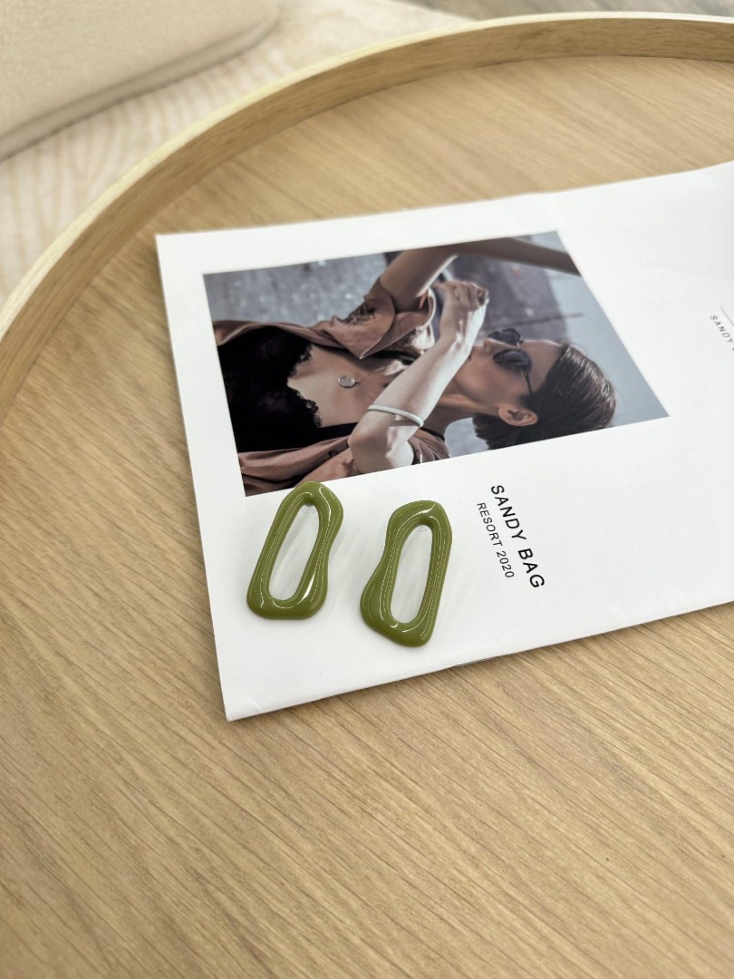 🇯🇵變形大理石耳環/三色