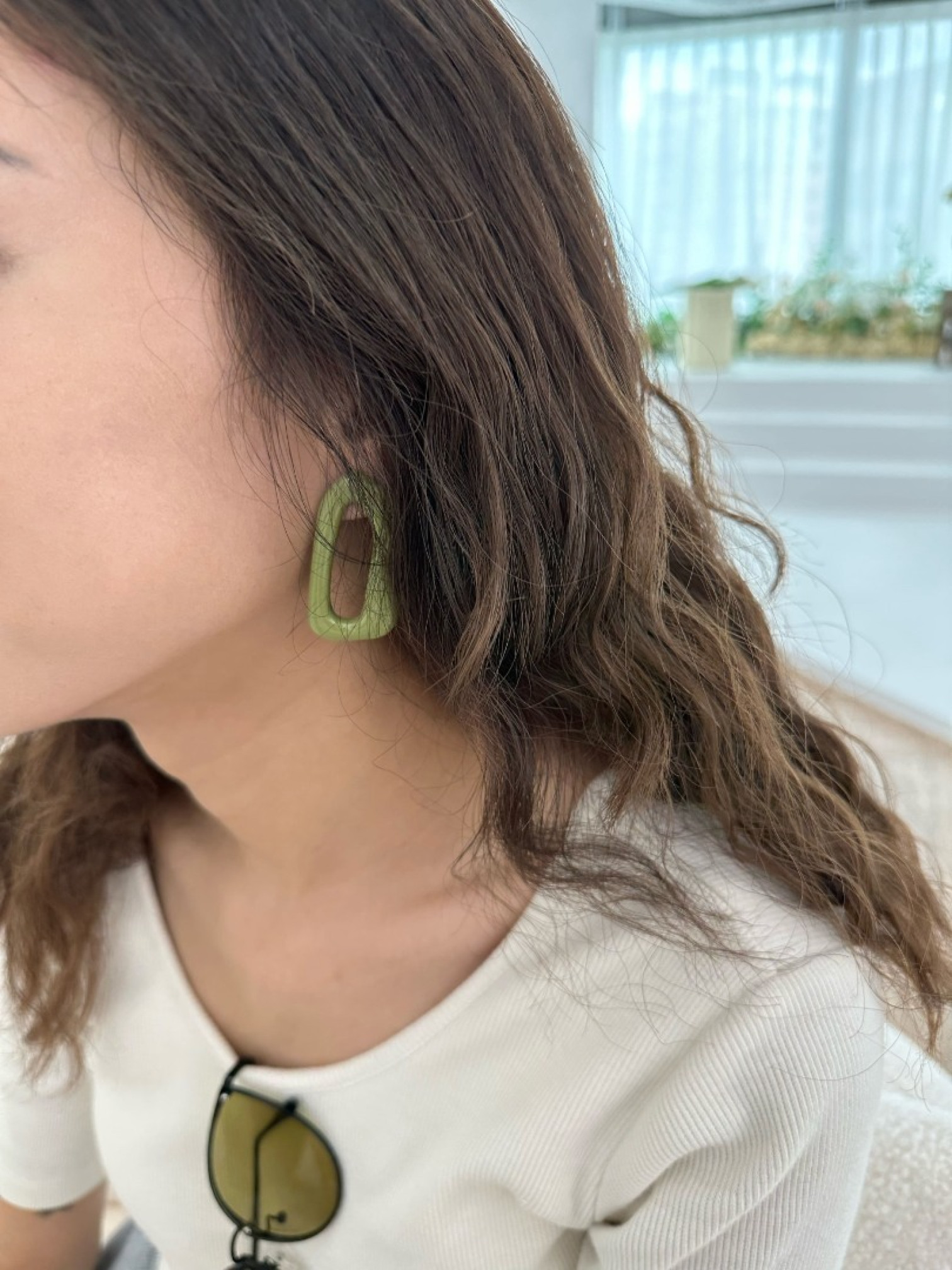 🇯🇵變形大理石耳環/三色