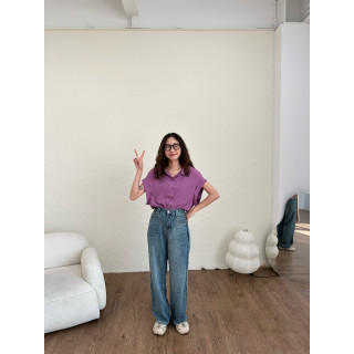 🇯🇵法式感袖子反折襯衫/三色