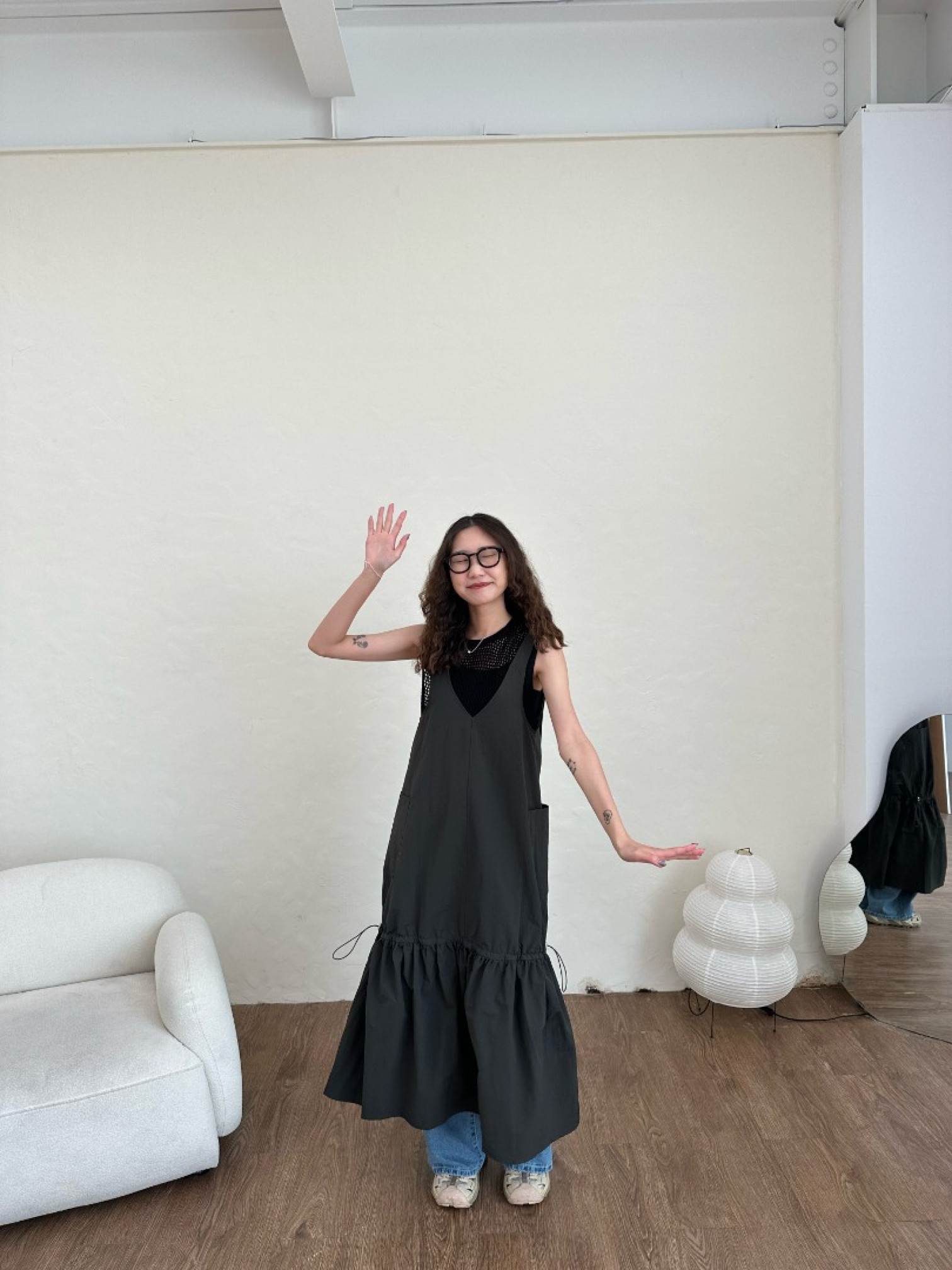 🇯🇵TWO WAY洞洞背心/黑