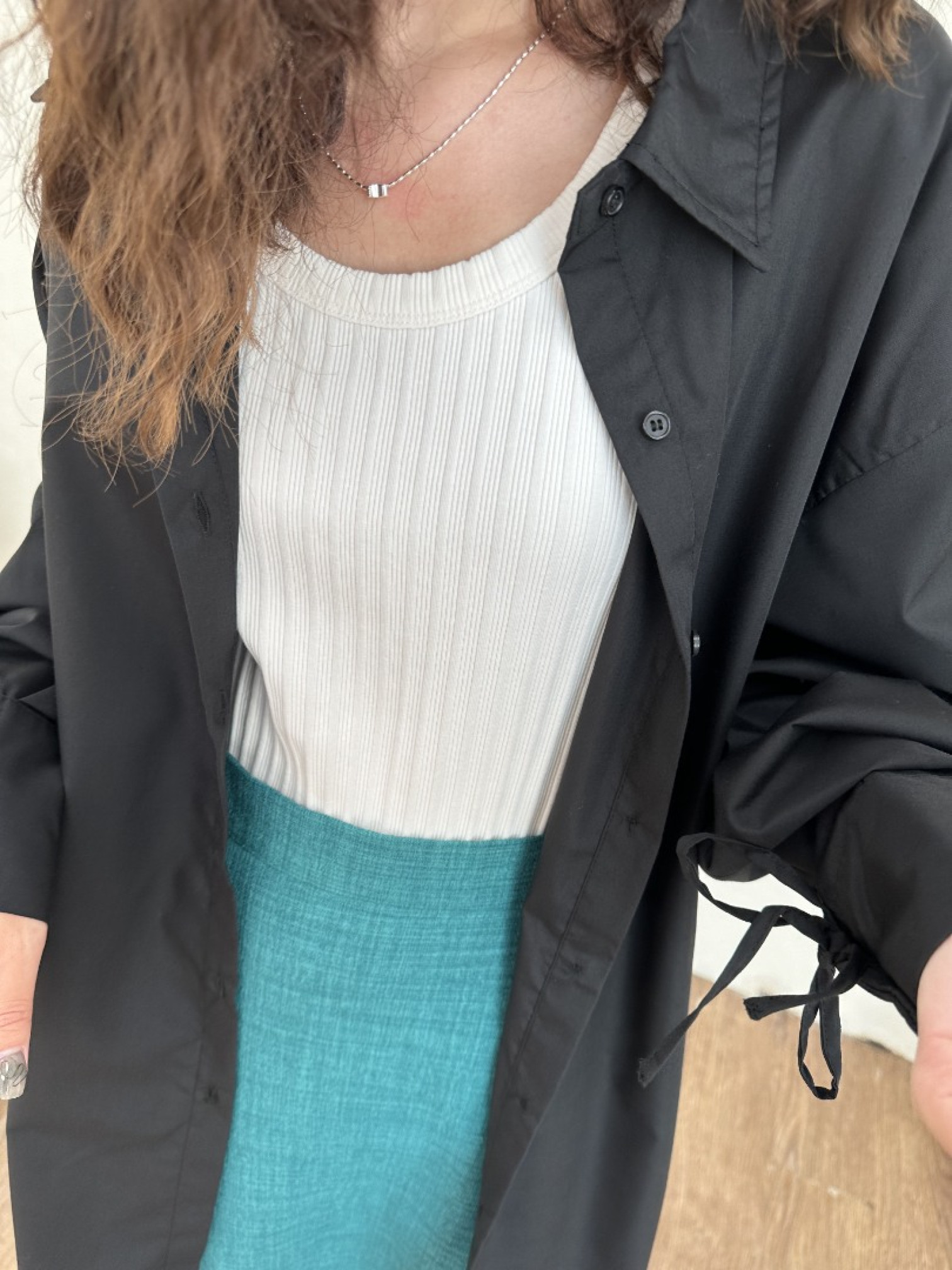 🇯🇵厚磅基本款坑條背心/白&咖