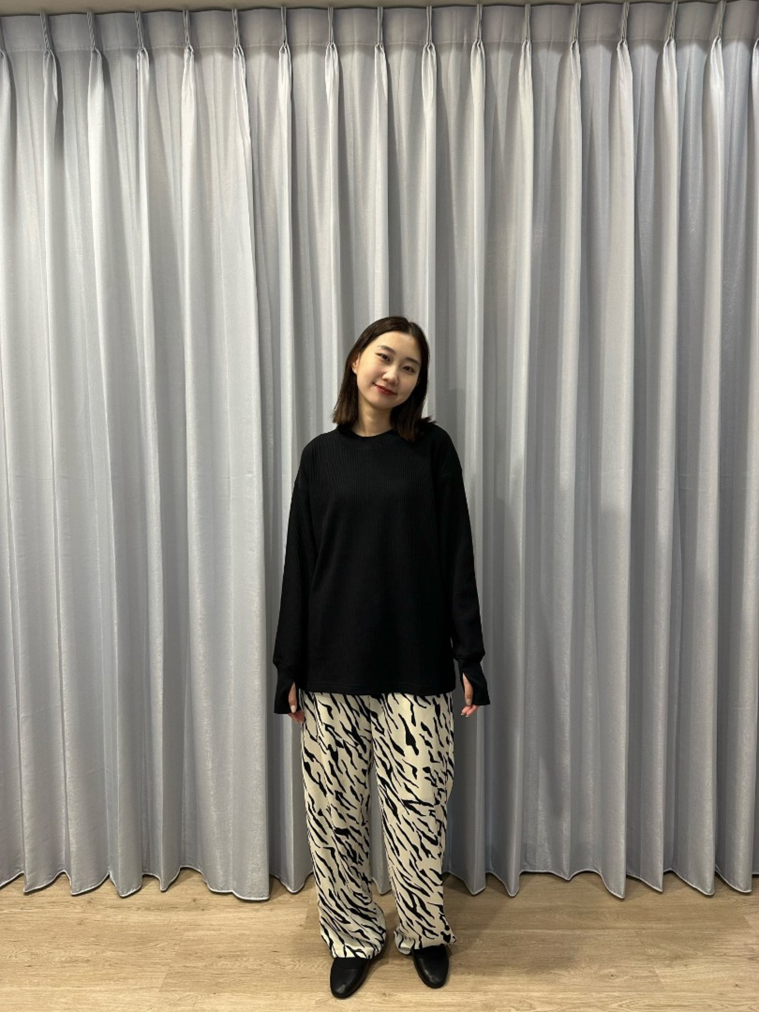 🇯🇵華夫格拇指穿孔上衣/三色