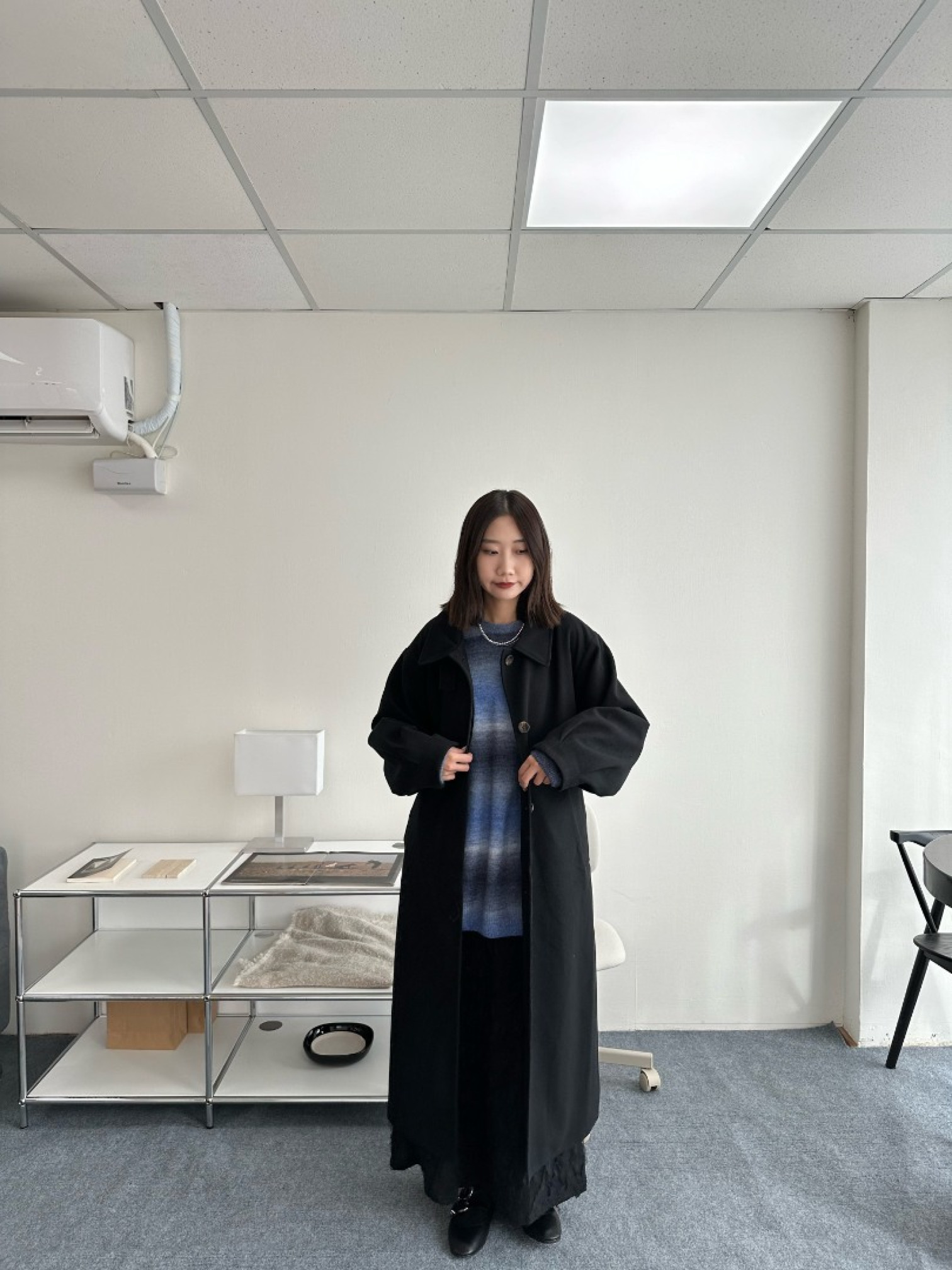 🇯🇵絕美！必收長版大衣/黑