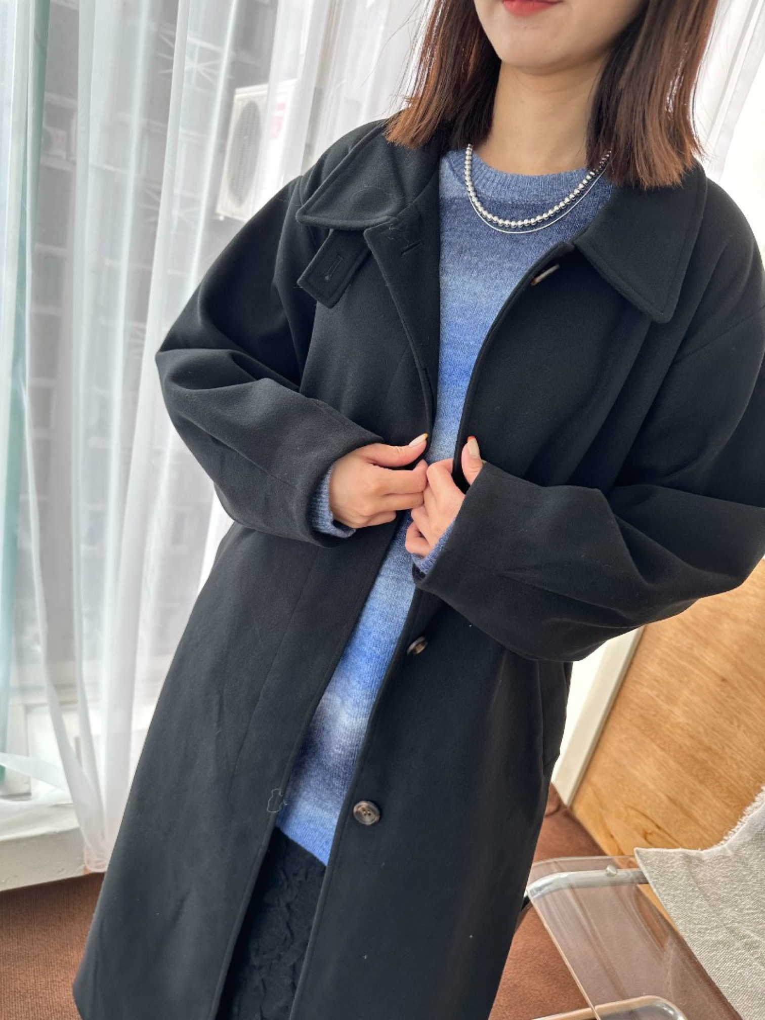 🇯🇵絕美！必收長版大衣/黑