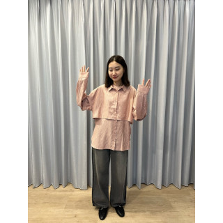 🇯🇵三合一襯衫/黑&粉