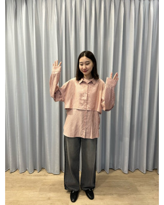 🇯🇵三合一襯衫/黑&粉