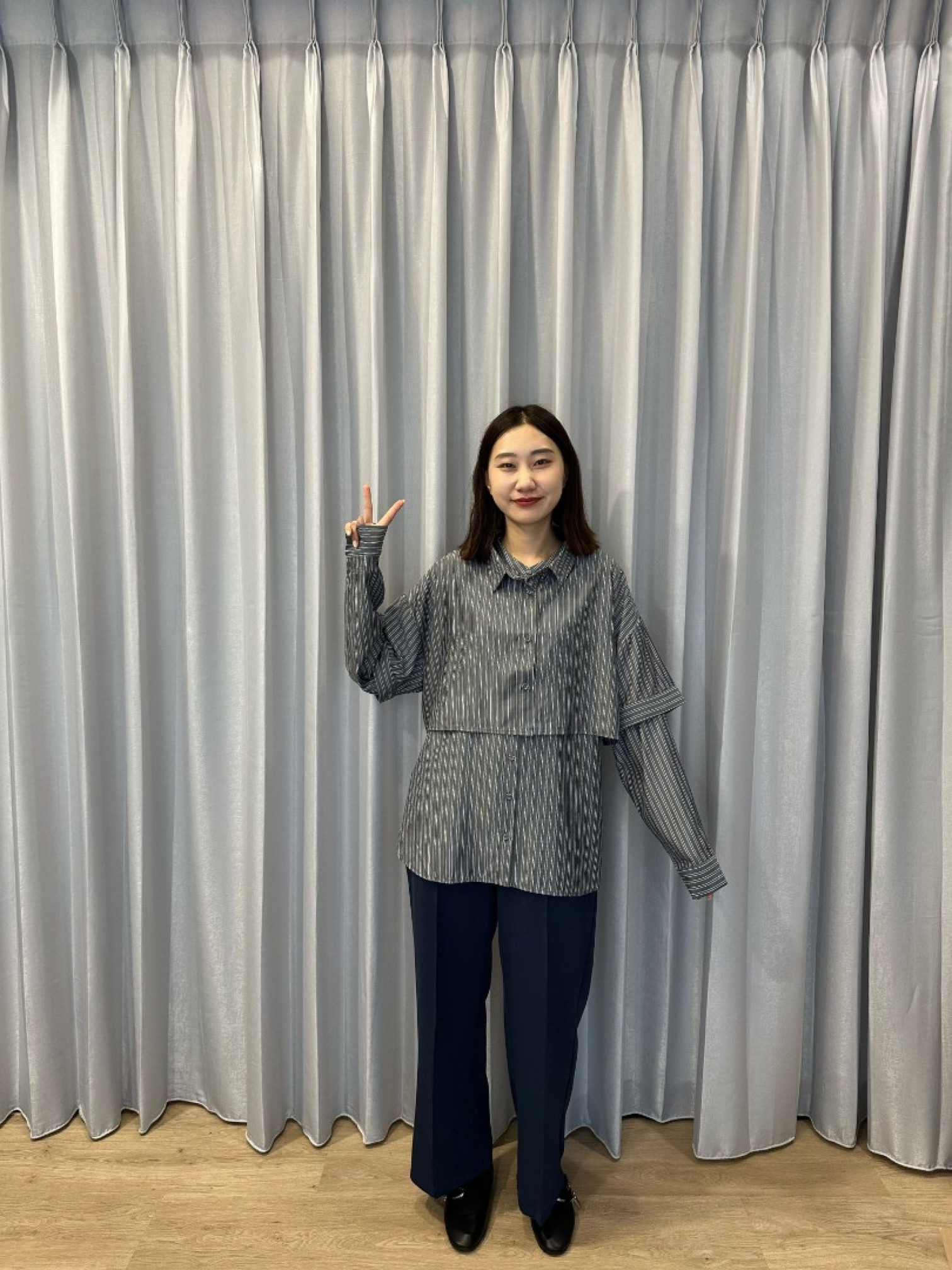 🇯🇵三合一襯衫/黑&粉