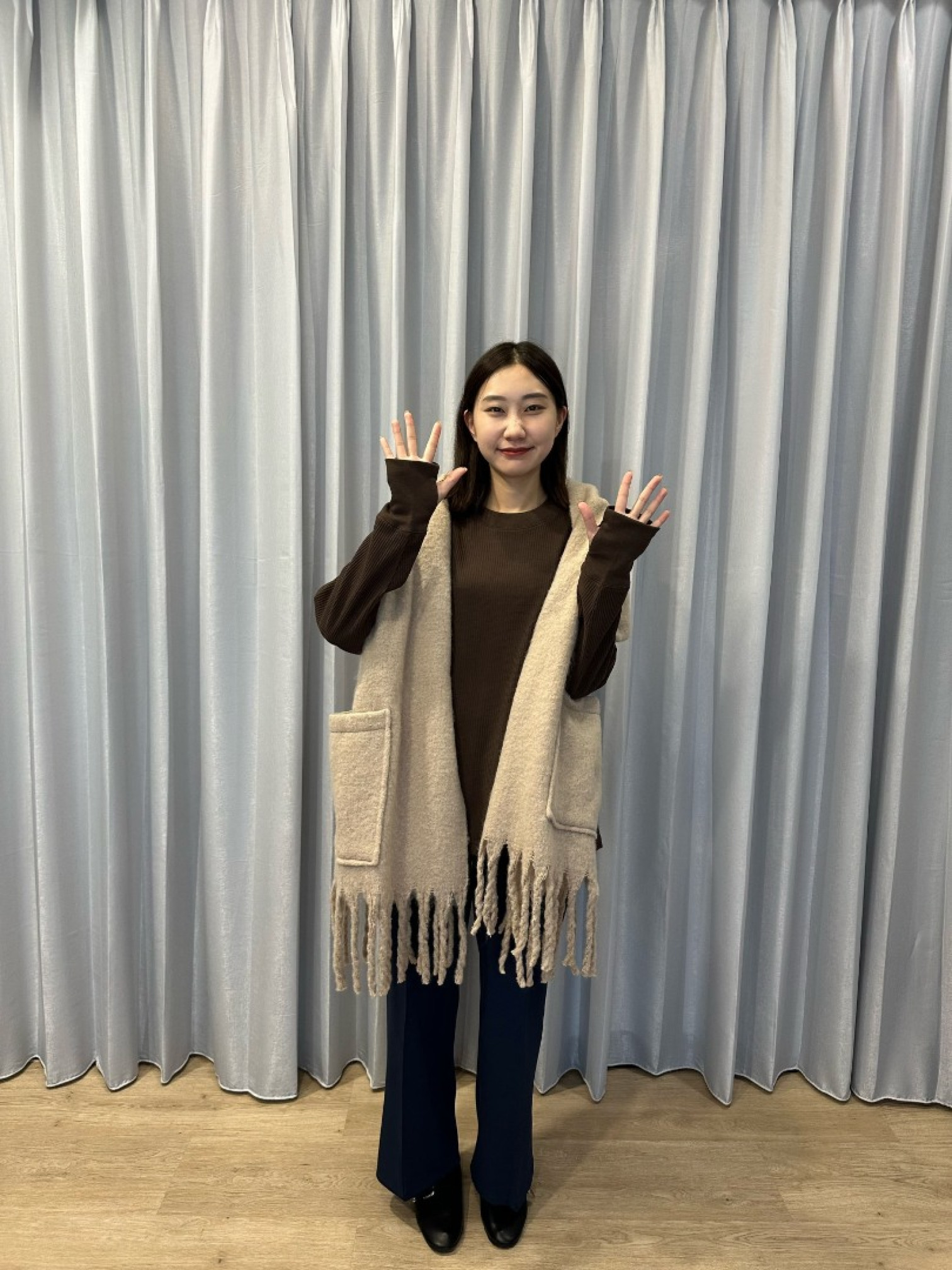 🇯🇵華夫格拇指穿孔上衣/三色