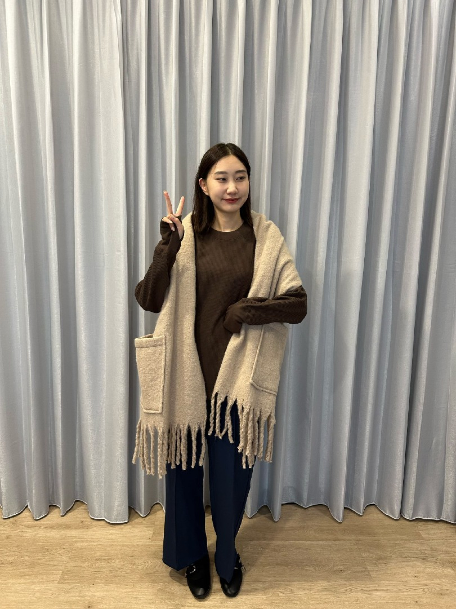 🇯🇵華夫格拇指穿孔上衣/三色