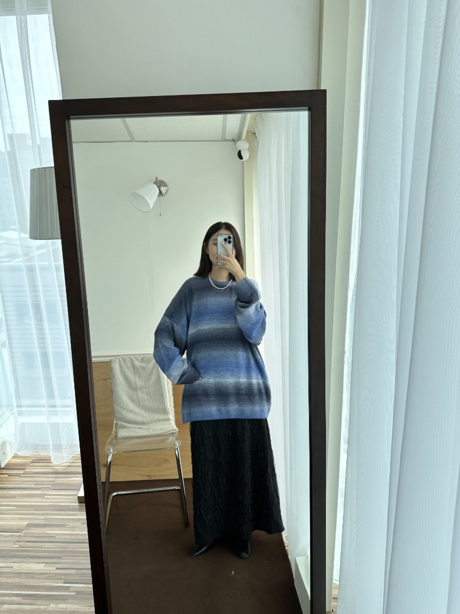 🇯🇵漸層圓領針織衫/兩色