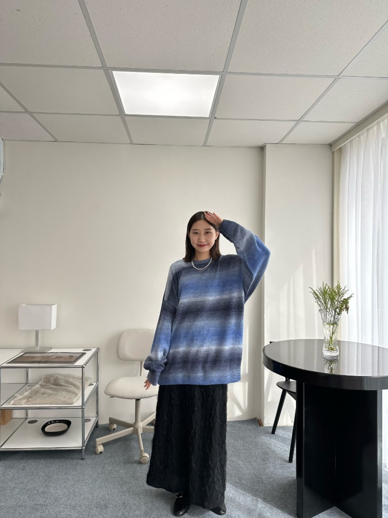 🇯🇵漸層圓領針織衫/兩色