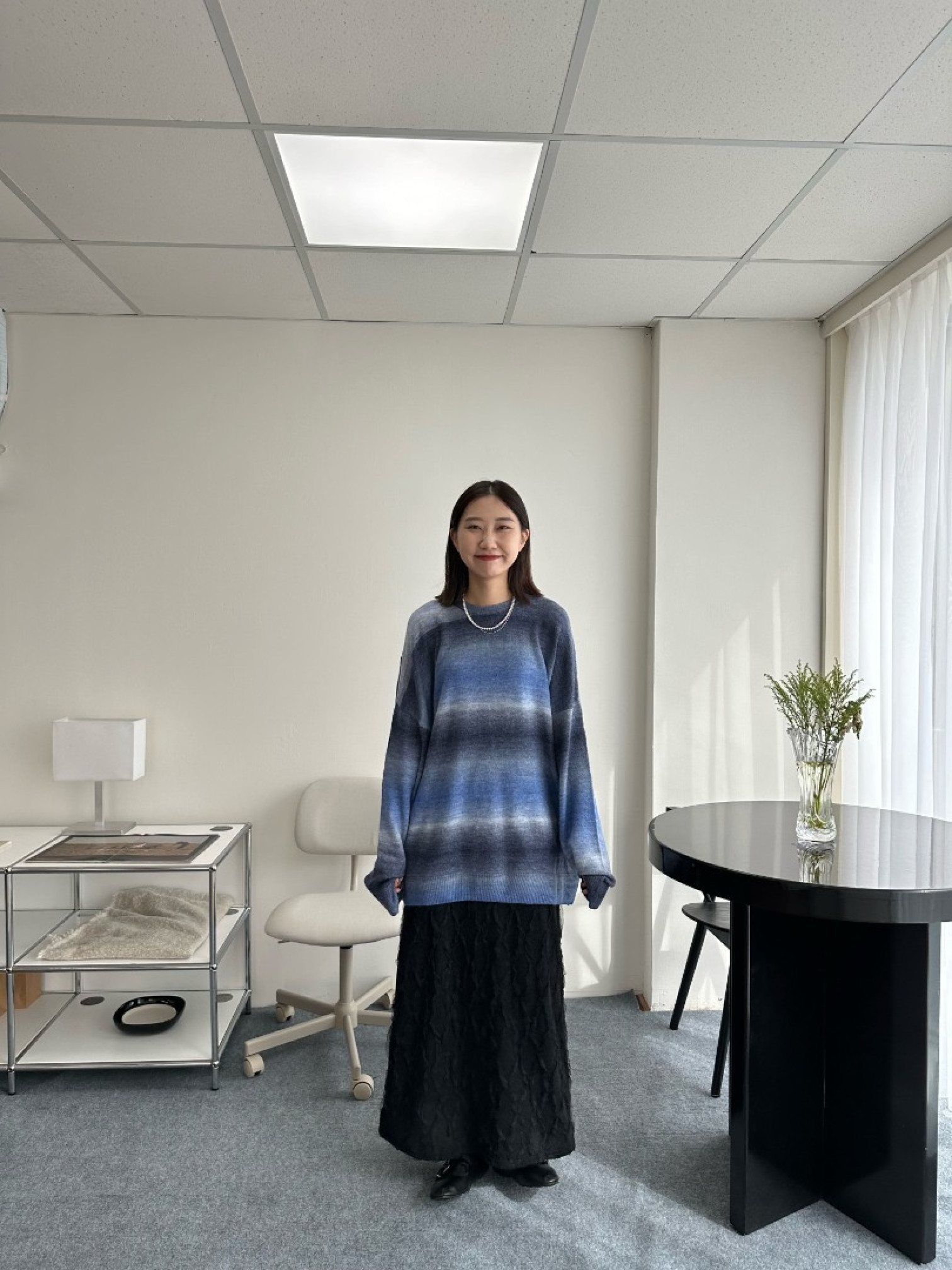 🇯🇵漸層圓領針織衫/兩色